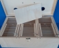 Holztransportkoffer geschlossen max. 3 Fcher  48 x 25 x 12,5  cm  gross