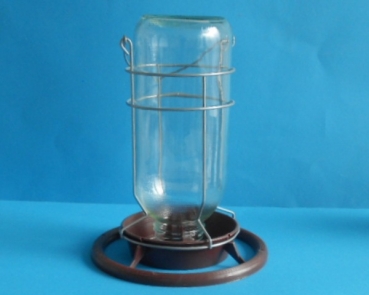 Volieren -Trnke mit Glasflasche   1000 ml