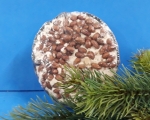 Kokosnuss 1/2  gefüllt mit Nüssen