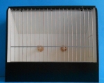 Wellensittich-Ausstellungskäfig mit Edelstahl-Gitter